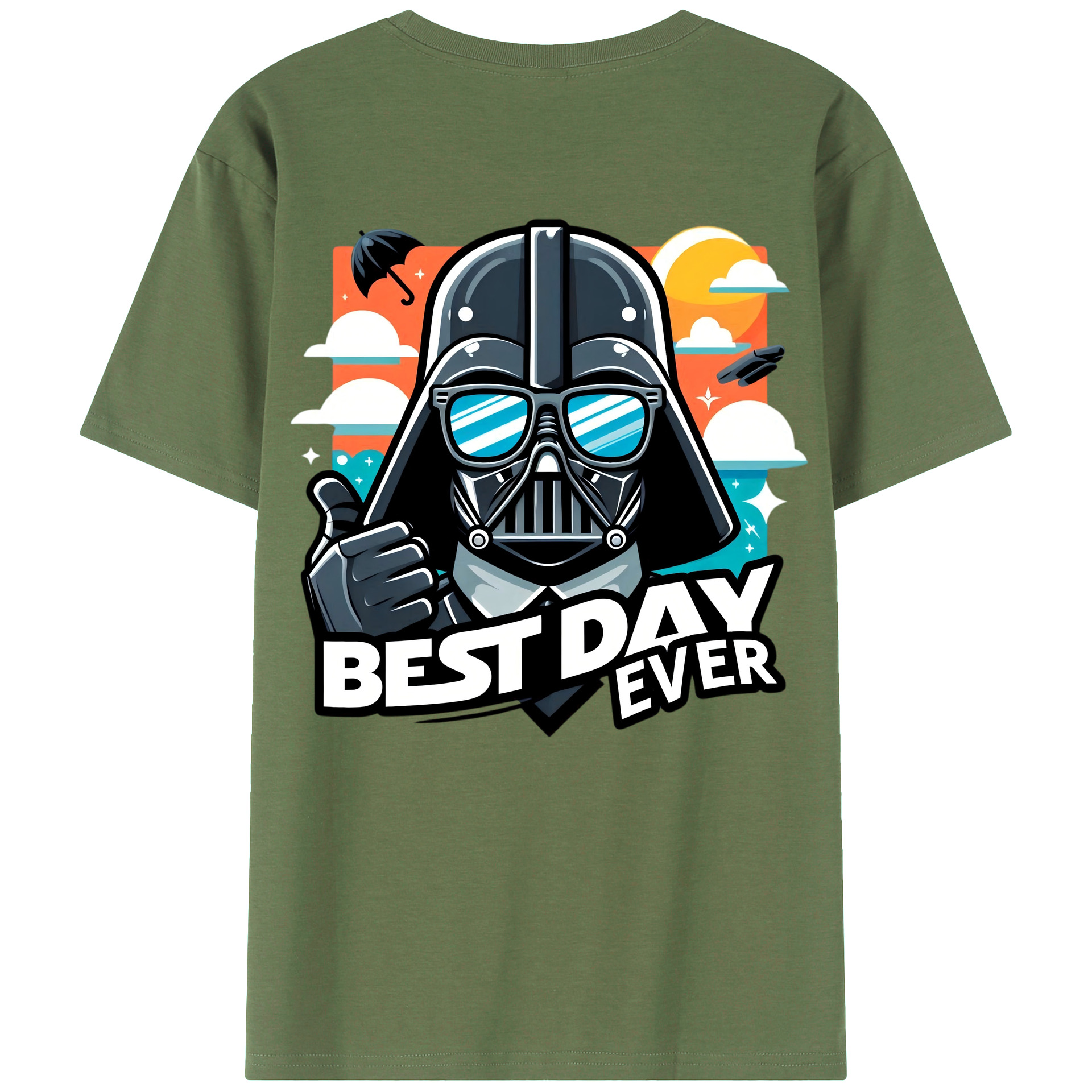 （画像用） スター・ウォーズ Star Wars 綿100％ メンズ半袖Tシャツ（バックプリント） 通気性